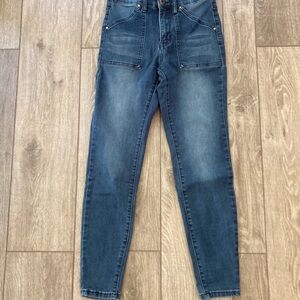 Grace & Lace Women's Skinny Jeans - Blue